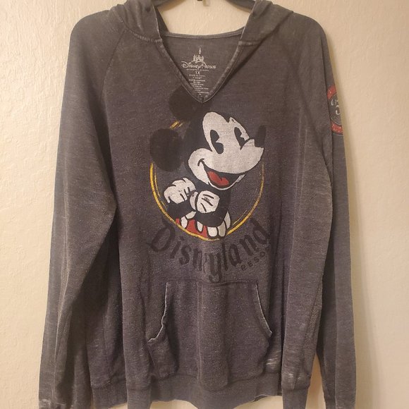 Disney Other - Vintage-ish Mickey Mouse soft Hoodie 55 Years Anniversary Celebration